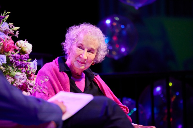 Margaret Atwood smiling